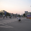 Long pedestrian crossing at the junction of Jiefangnanlu